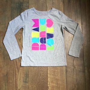 Girls size L xhilaration grey sleepwear top